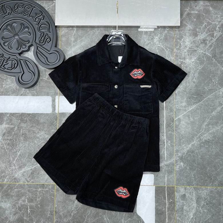 Chrome+Hearts+2+Pieces+Short+s-xl+7st01